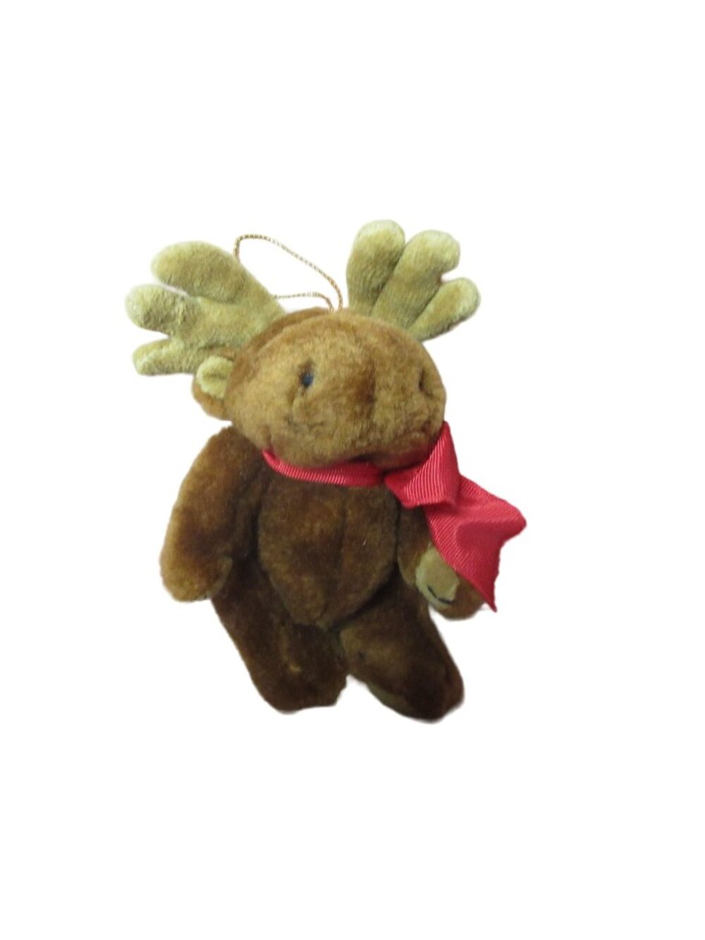 Boyds Bears Jointed Moose 6" Christmas Ornament - Vintage 1990